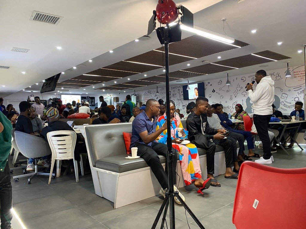 Speaking to full audience