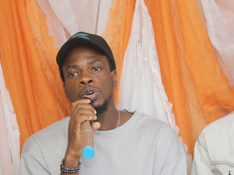 Speaking at community event